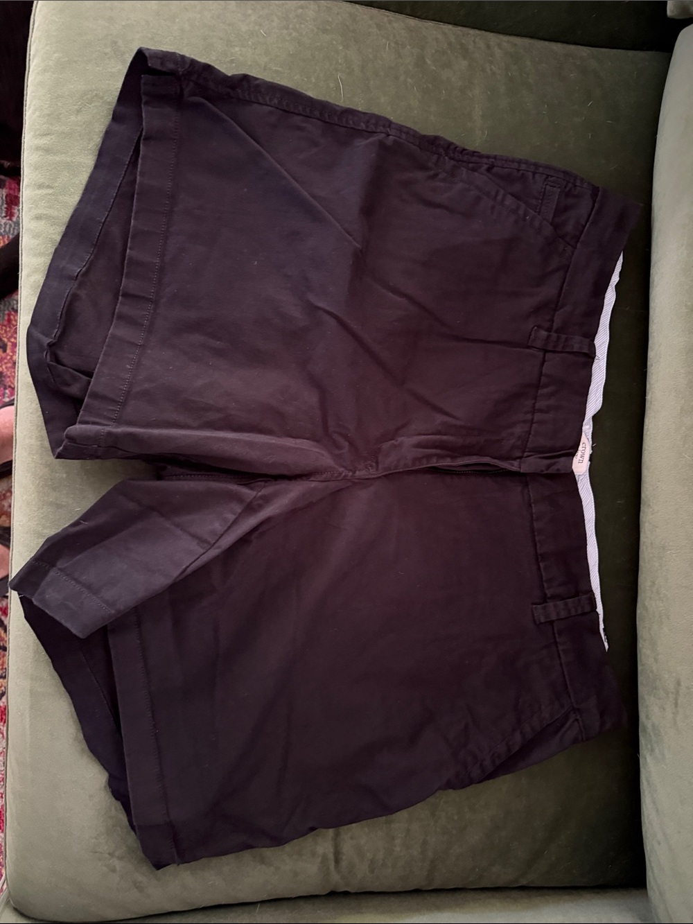 Woman’s Classic Black Chino Shorts